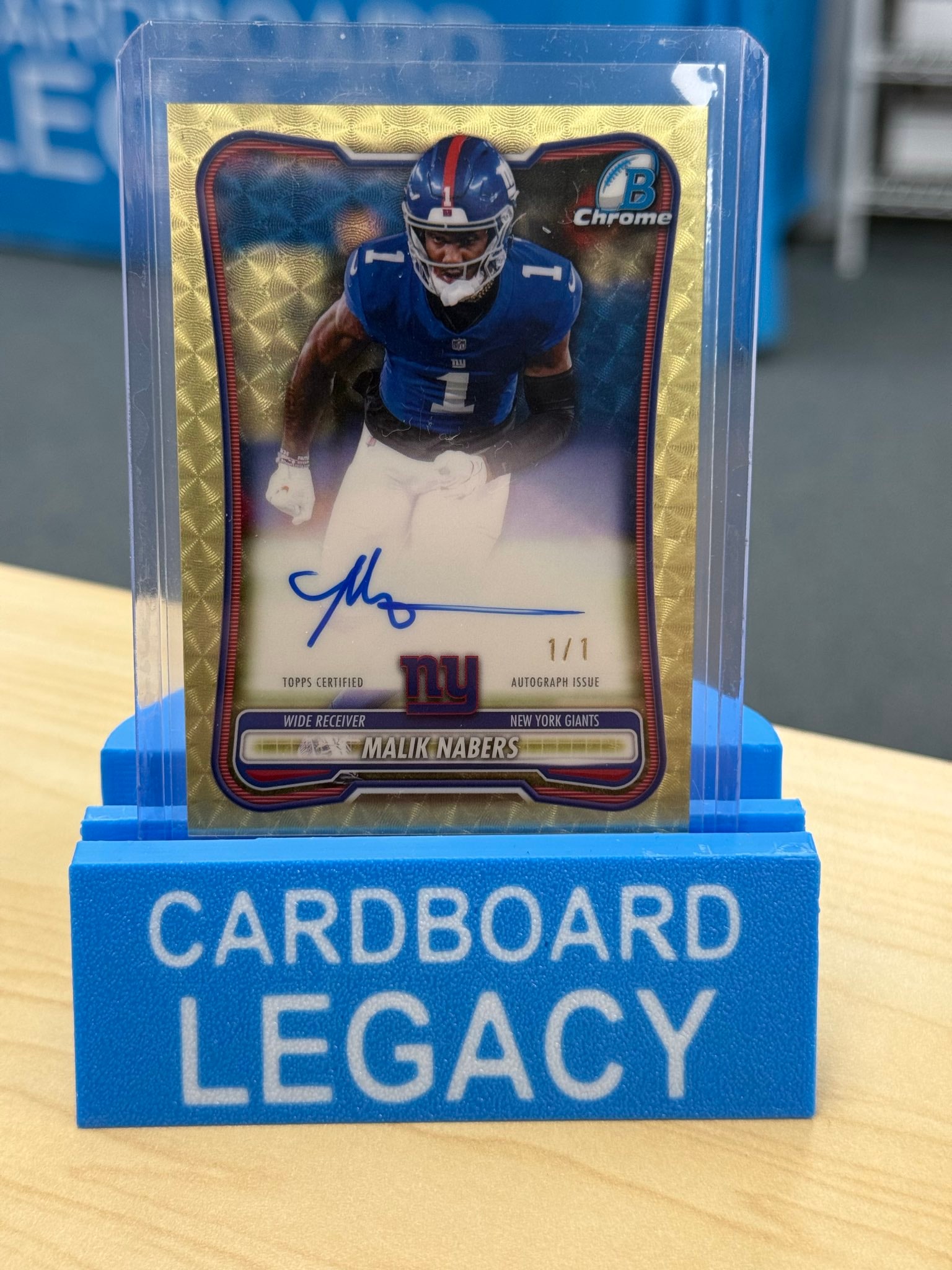 Malik Nabers Rose Gold Mojo serial 1 of 1