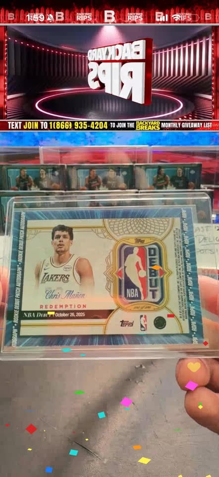 Chris Mañon Base serial 1 of 1