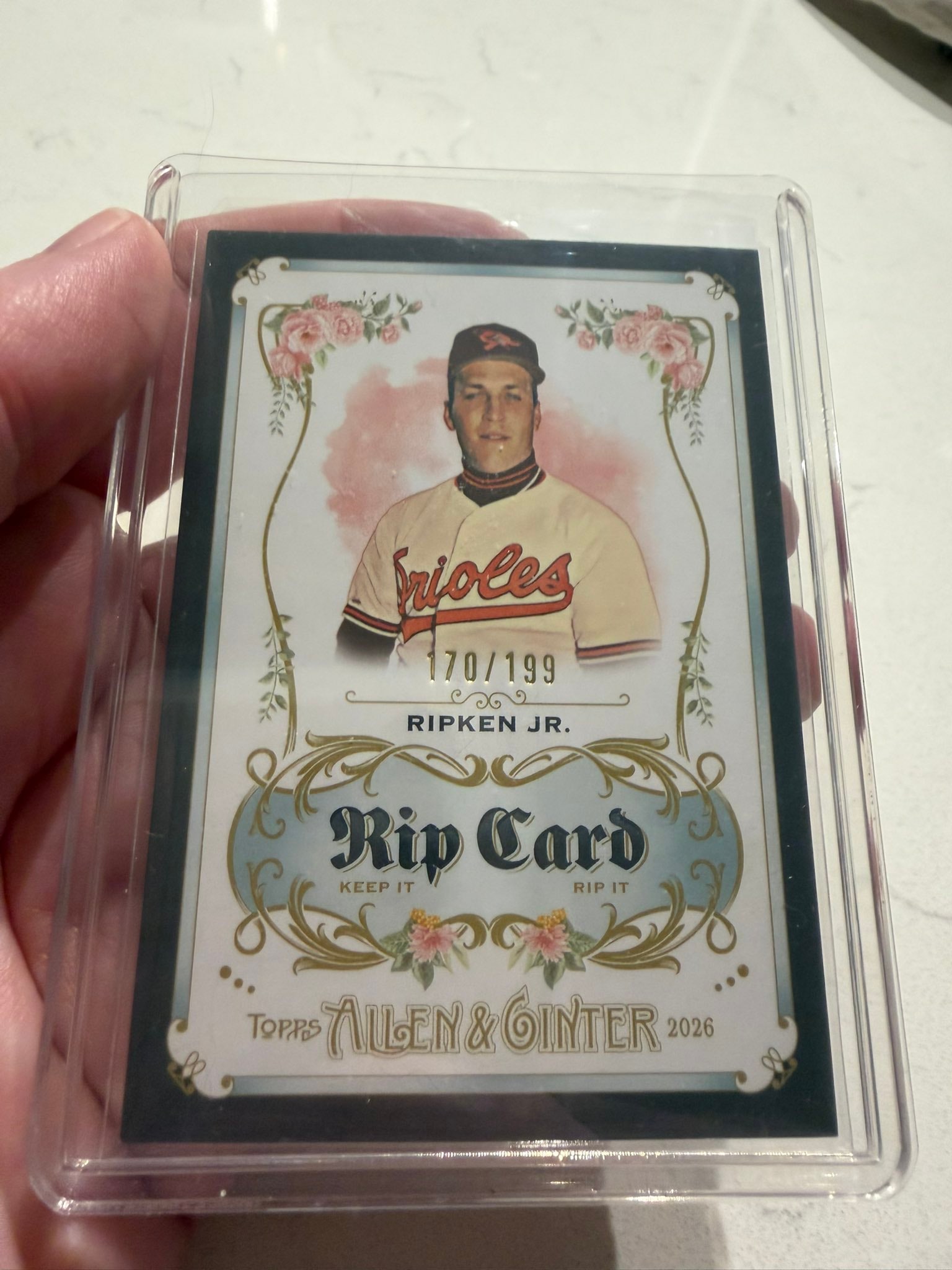 Cal Ripken Jr. Base serial 170 of 199