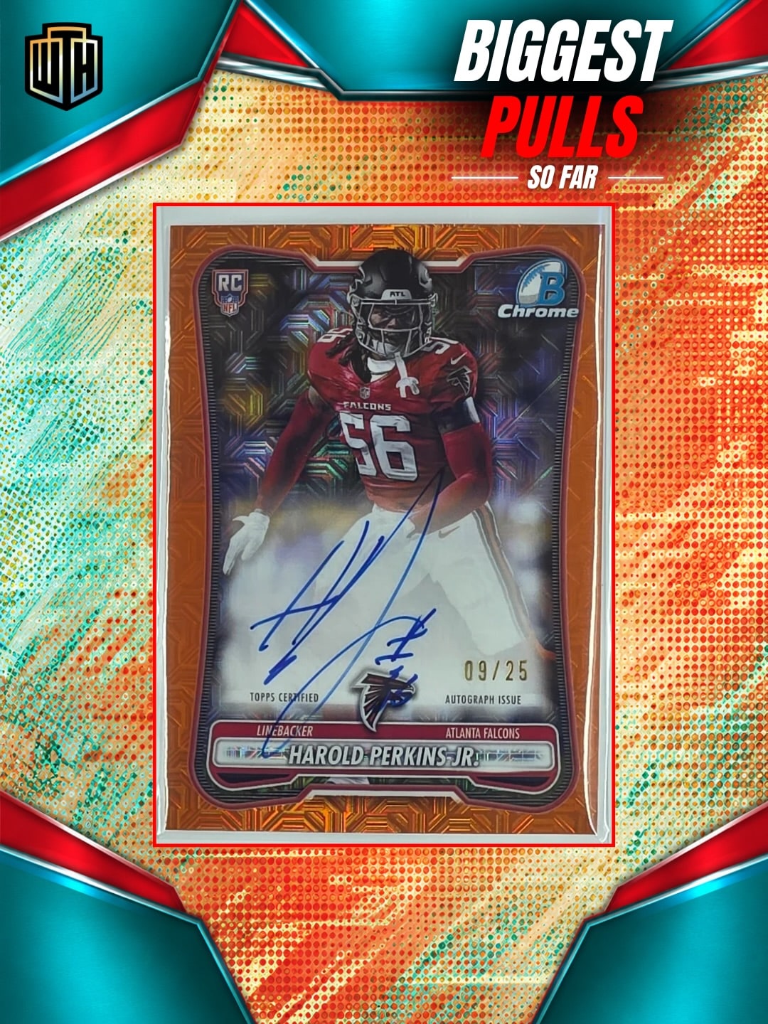 Harold Perkins Jr. Orange Mojo serial 9 of 25