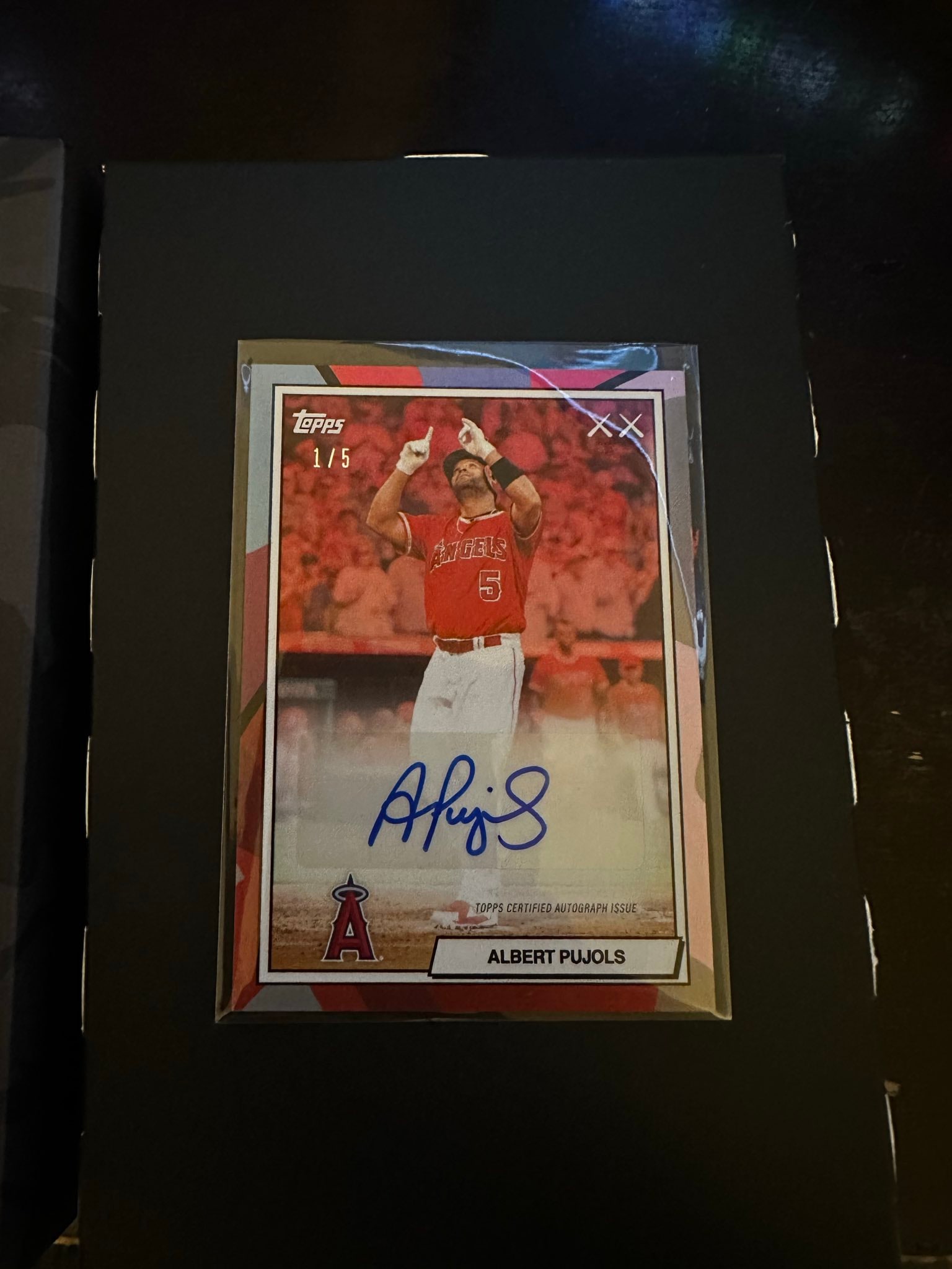 Albert Pujols Red serial 1 of 5