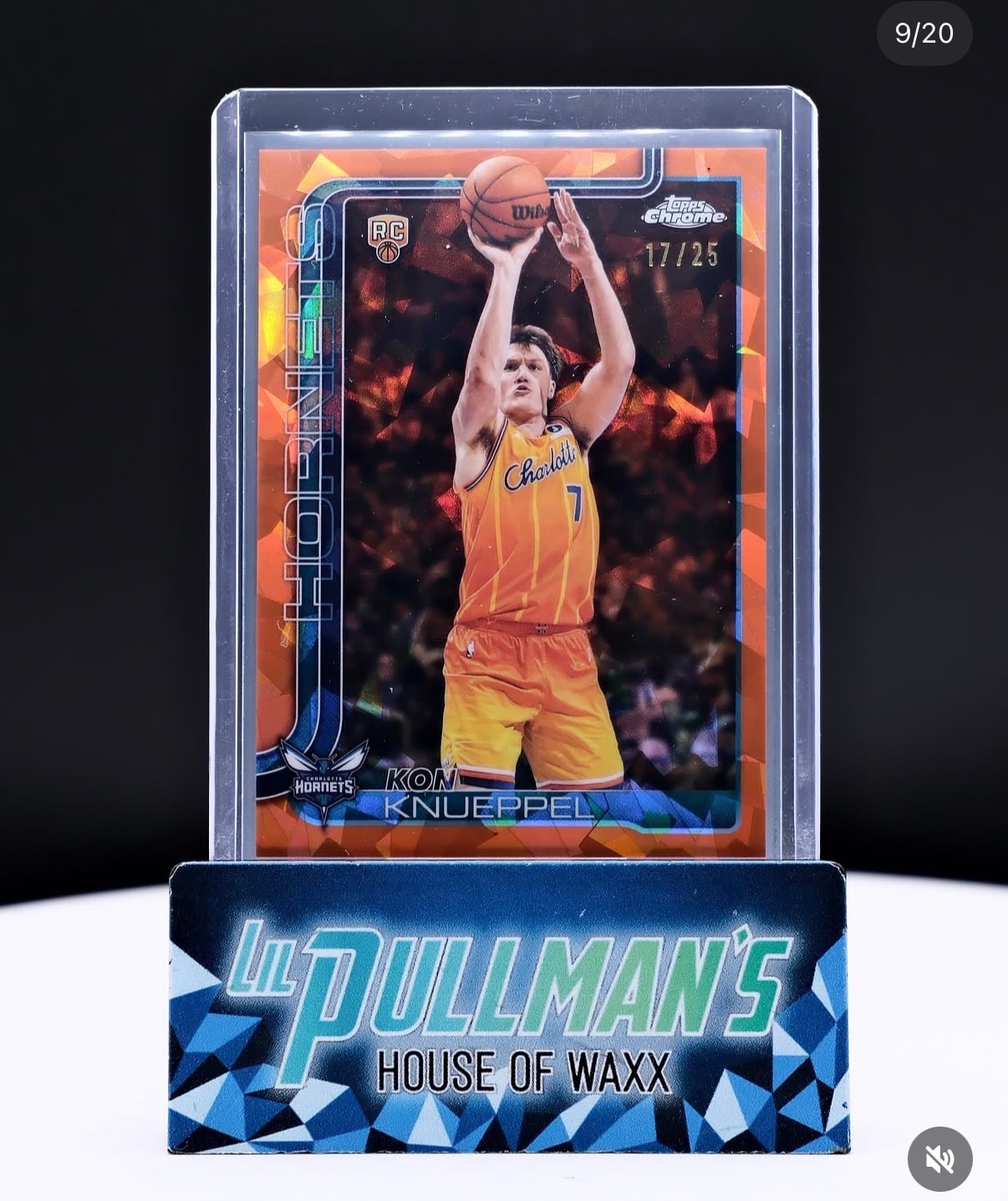 Kon Knueppel Orange Sapphire serial 17 of 25