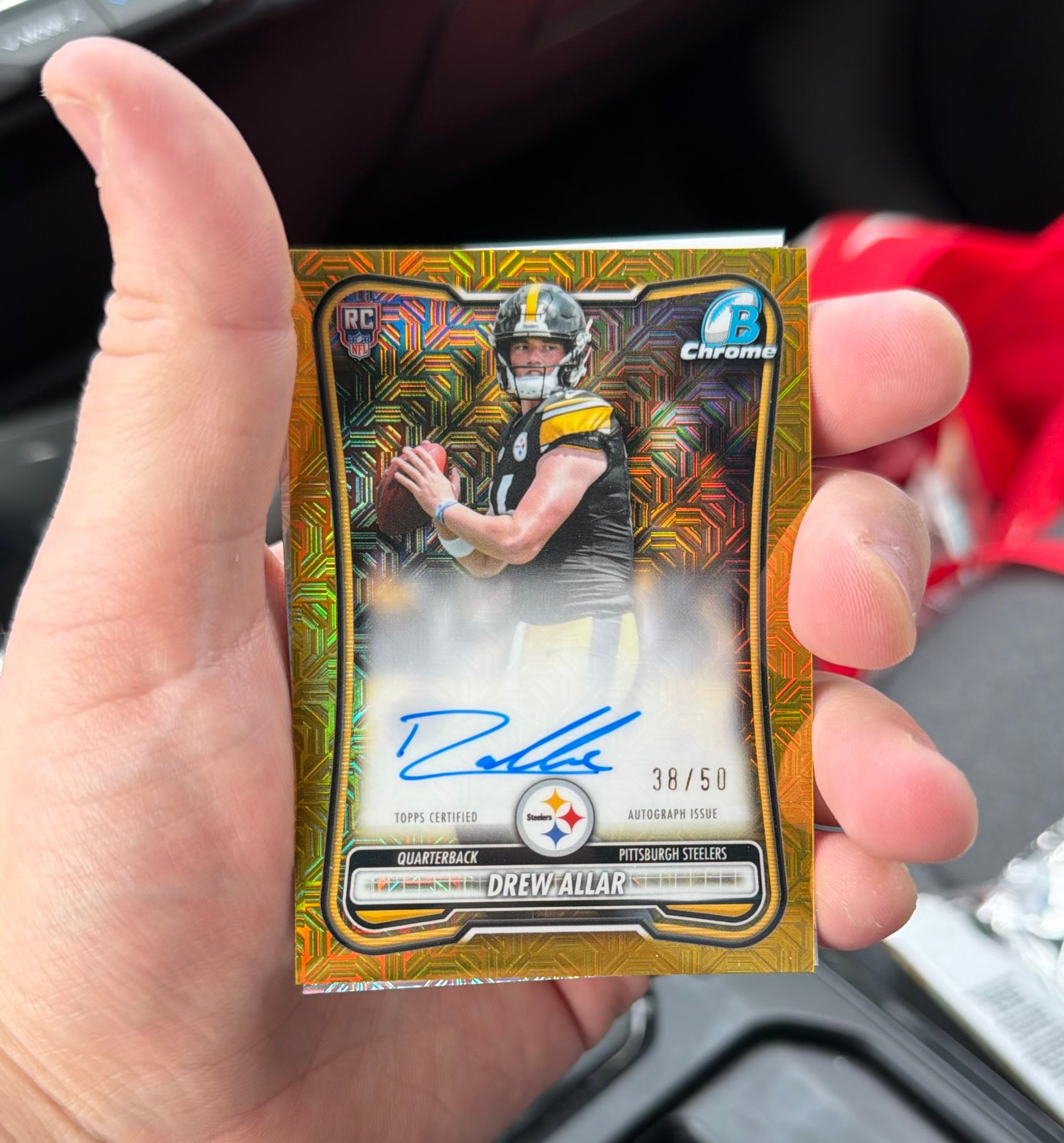 Drew Allar Gold Mojo serial 38 of 50