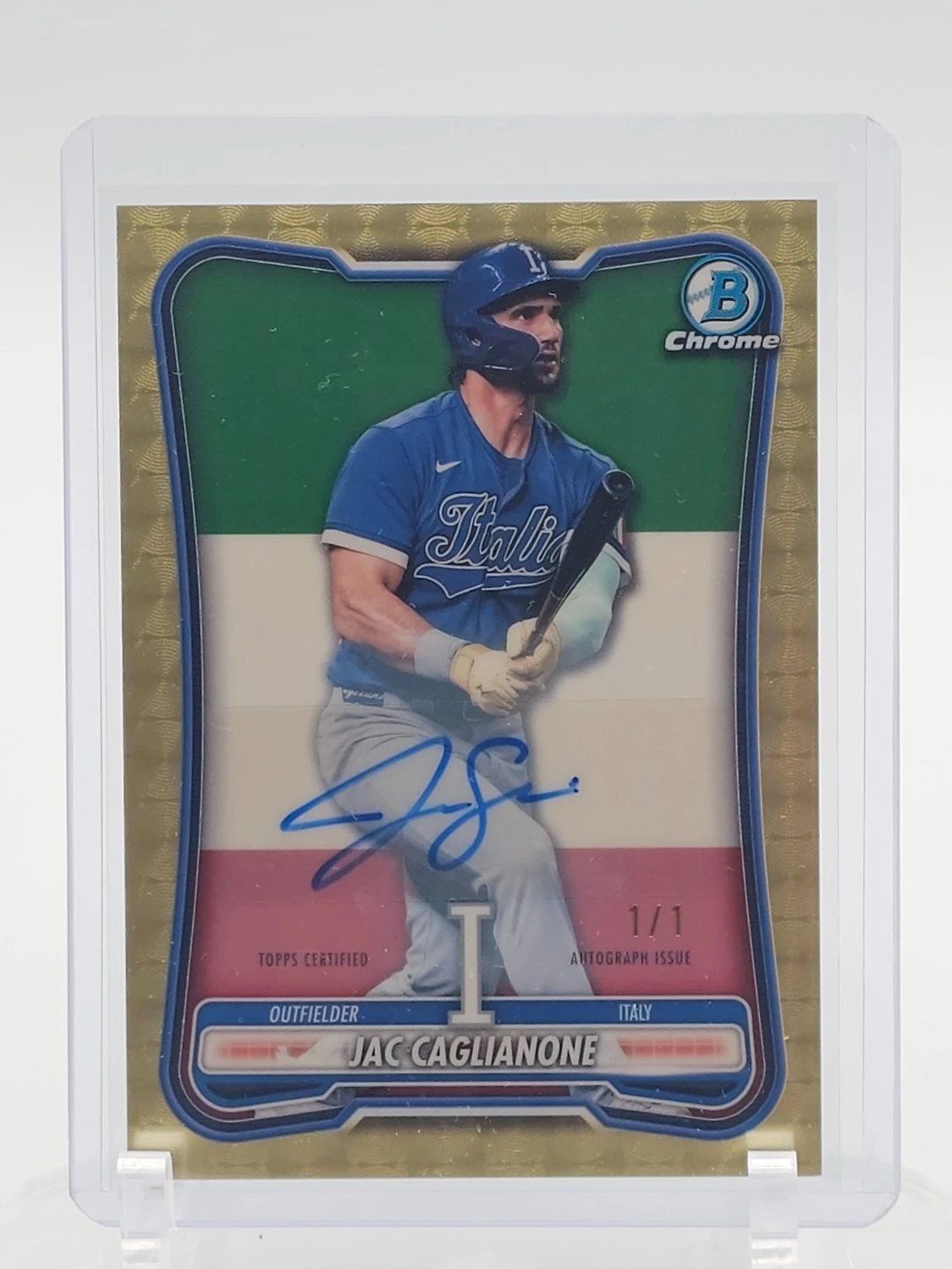 Jac Caglianone SuperFractor Autograph serial 1 of 1