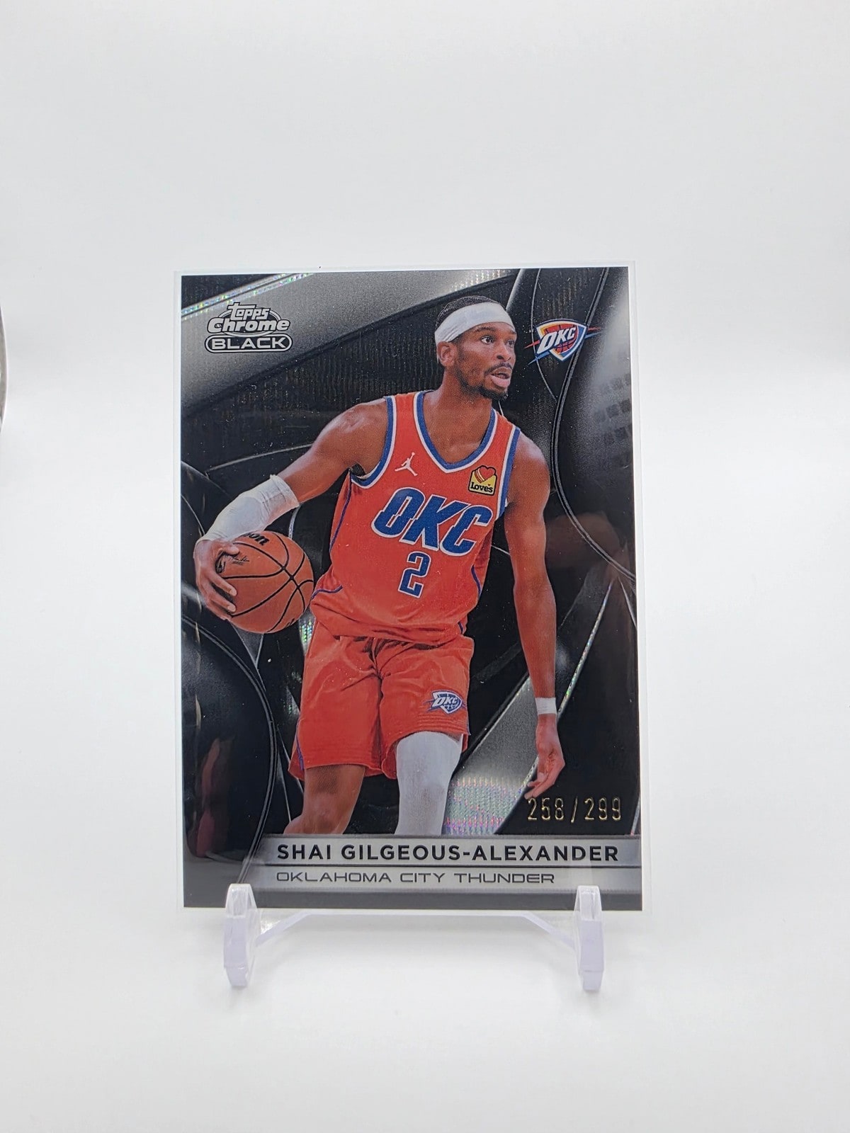 Shai Gilgeous-Alexander Base Refractor Wave serial 258 of 299
