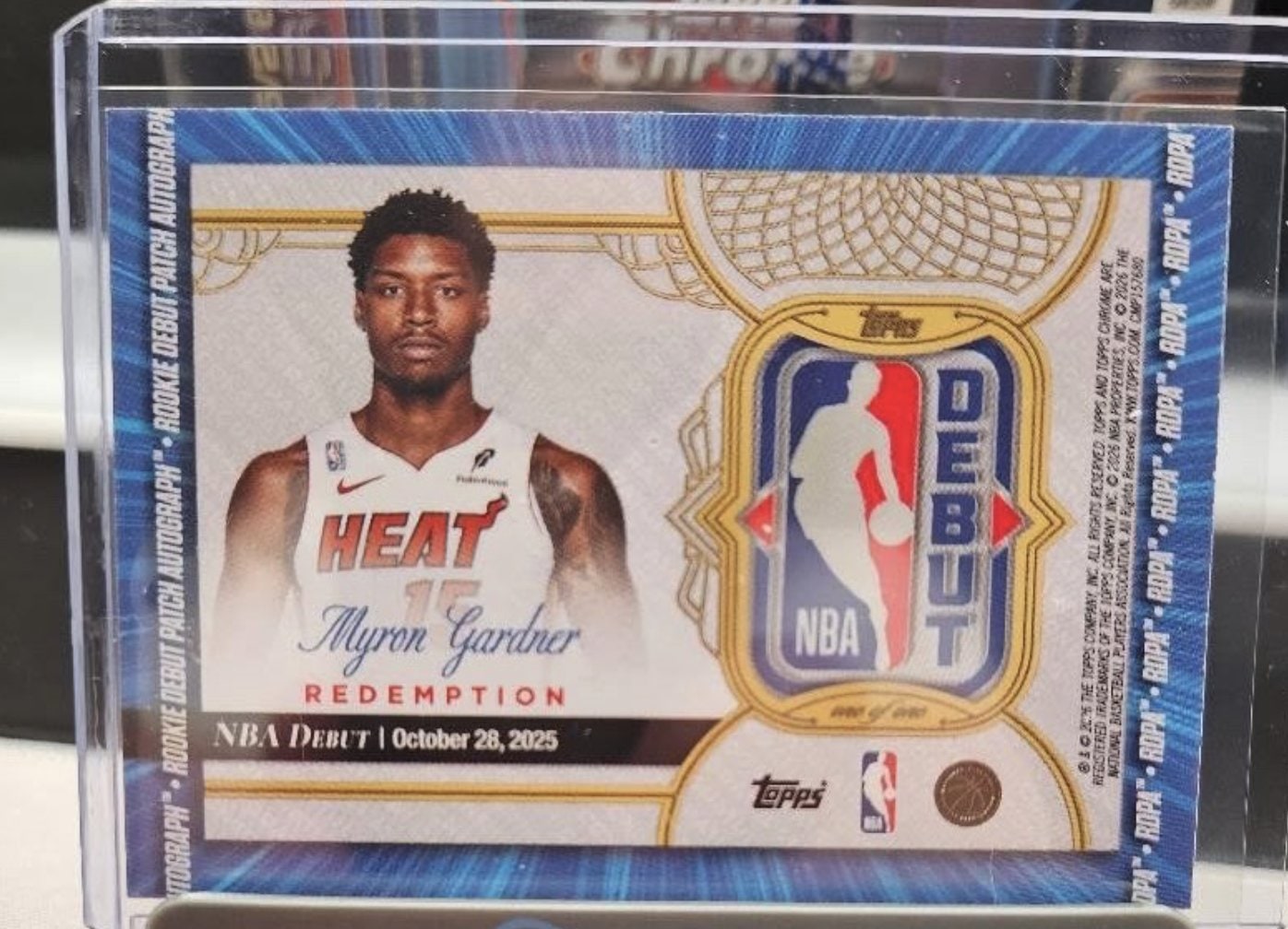Myron Gardner Base serial 1 of 1