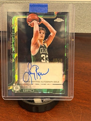 Larry Bird Black Sapphire serial 9 of 10