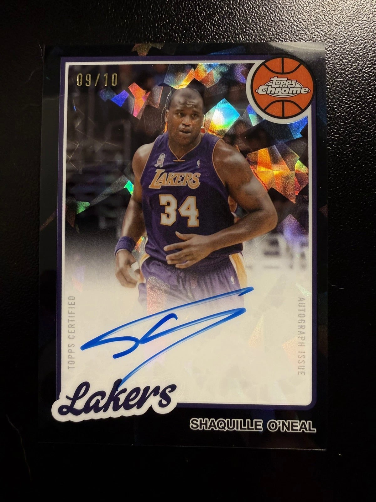 Shaquille O'Neal Black Sapphire serial 9 of 10