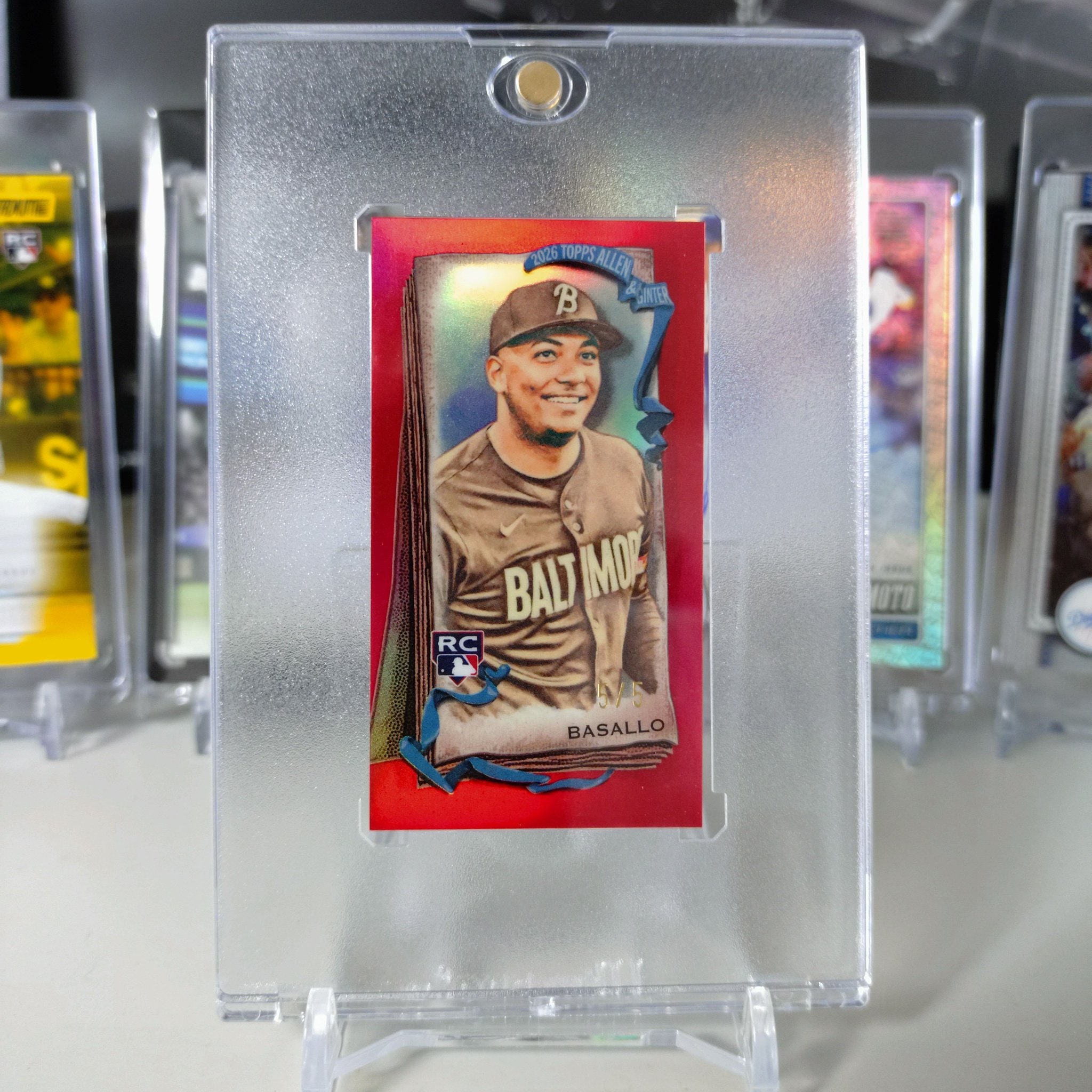 Samuel Basallo Red Refractor serial 5 of 5