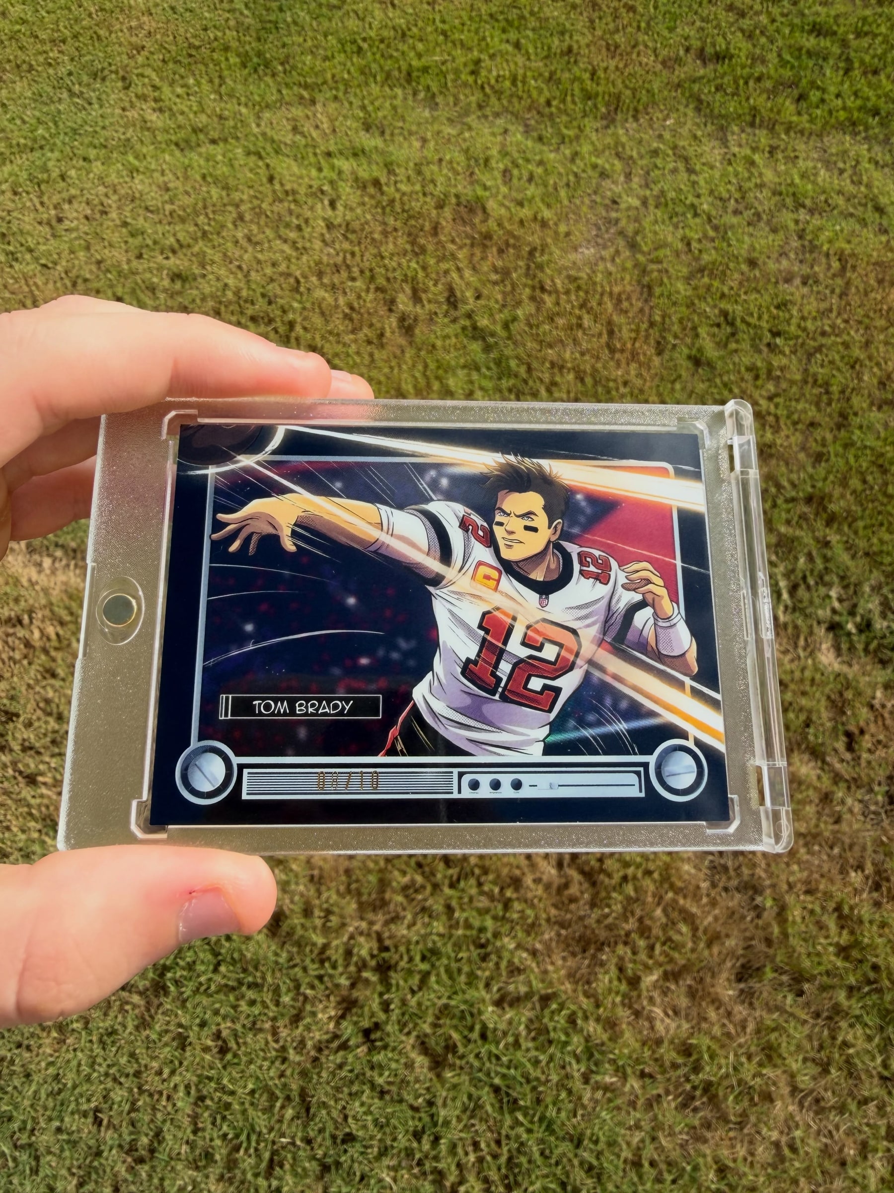 Tom Brady Black Refractor serial 8 of 10